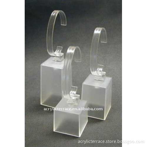 frosted acrylic watch holder display